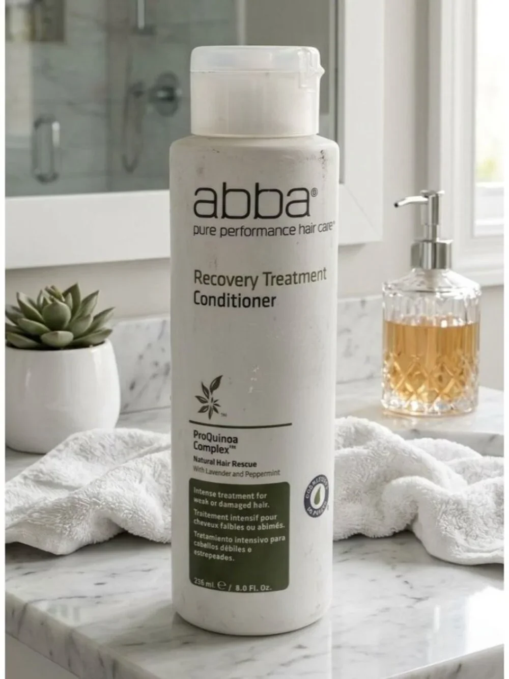 New - Abba Pure Performance Recovery Treatment Conditioner, 8.0 fl oz